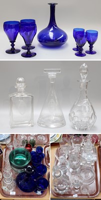 Lot 65 - Assorted 19th and 20th Century Table Glass...