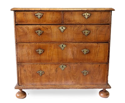 Lot 777 - A George I Figured Walnut and Crossbanded...