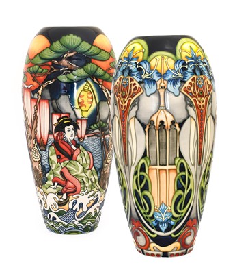 Lot 95 - A Modern Moorcroft Dasara Pattern Vase, 2004,...