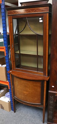 Lot 1150 - An Edwardian Mahogany Display Cabinet, with...