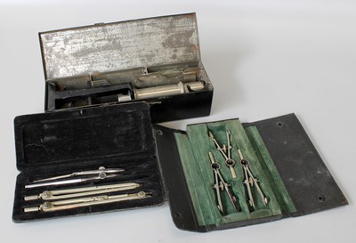 Lot 46 - A Brass & Lacquered Metal Monocular Microscope,...