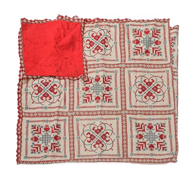 Lot 2262 - Late 19th Century Bed Cover Possibly Russian,...