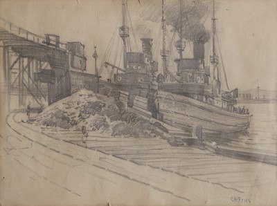 Lot 1047 - Charles Arthur Fries (1854-1940) American port...