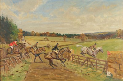 Lot 1040 - Tom Carr (1912-1977) "Zetland Hunt" Signed,...