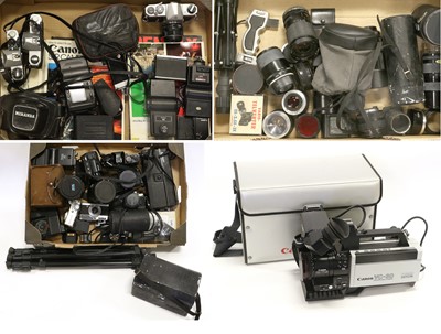 Lot 287 - Various Cameras And Lenses