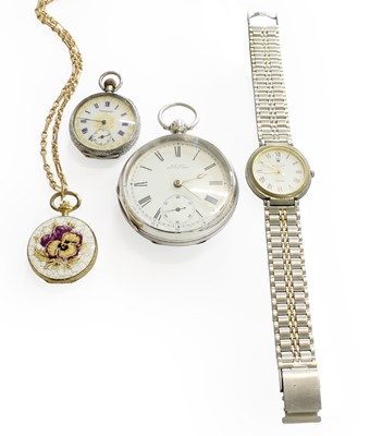 Lot 189 - An 18 Carat Gold Wristwatch, dial bearing a...