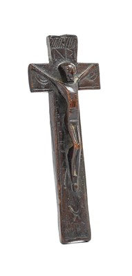 Lot 244 - An Irish Fruitwood Penal Cross, dated 1762,...