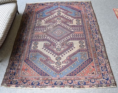 Lot 1119 - Turkish Rug of Caucasian Desgin, the ivory...