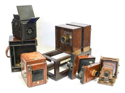 Lot 300 - Various Wooden Cameras