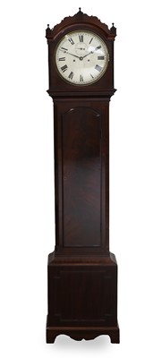 Lot 295 - A Mahogany Eight Day Striking Longcase Clock,...