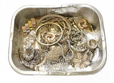 Lot 453 - A Quantity of Silver and White Metal Jewellery,...