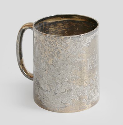 Lot 16 - A Victorian Silver-Gilt Christening-Mug, by...