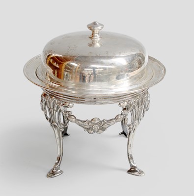 Lot 19 - A George V Silver Butter-Dish and Cover, by...