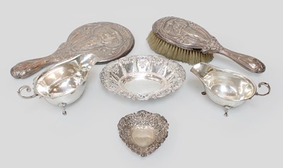 Lot 109 - A Collection of Assorted Silver, comprising an...