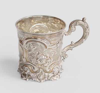 Lot 21 - A Victorian Silver Christening-Mug, by Edward,...