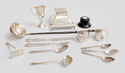 Lot 45 - A Collection of Assorted Silver, including an...