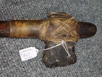 Lot 298 - A 19th Century Axe, possibly from the Selk'Nam...