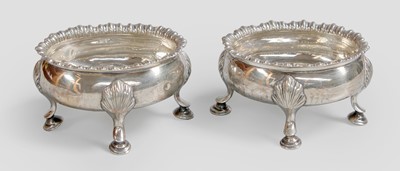 Lot 26 - A Pair of George III Silver Salt-Cellars, by...