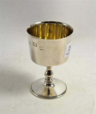 Lot 260 - An Elizabeth II City of York goblet, AD71-1971, Birmingham 1970, 11.5cm high