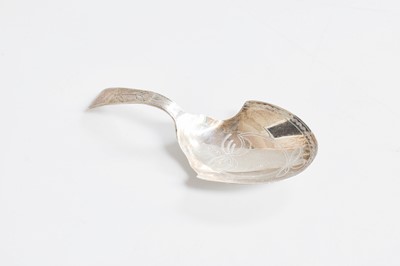 Lot 69 - A George III Silver Caddy-Spoon, by Joseph...