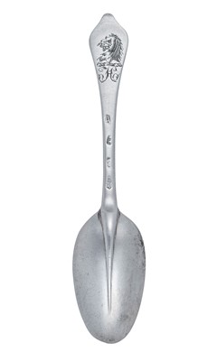 Lot A William III Silver Dog-Nose Spoon