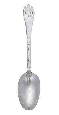 Lot A George I Provincial Silver Trefid-Spoon