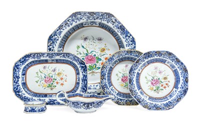 Lot 599 - A Chinese Porcelain Dinner Service, Qianlong,...