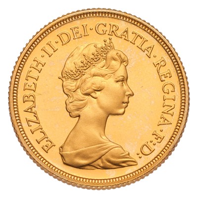 Lot 259 - Elizabeth II, Proof Sovereign 1980;...