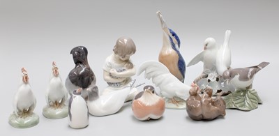 Lot 189 - A Collection of Royal Copenhagen Porcelain...