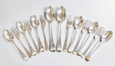 Lot 53 - A Collection of Victorian Silver Flatware,...