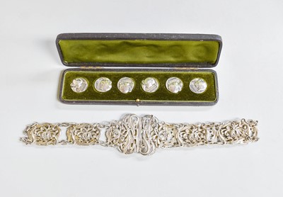 Lot 58A - An Edward VII Silver Belt, by Spurrier and Co.,...