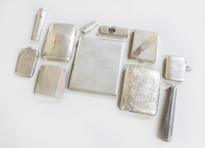 Lot 90 - A Collection of Assorted Silver or Silver...