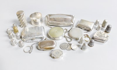 Lot 89 - A Collection of Assorted Silver and Silver...