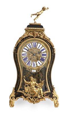 Lot 686 - A French "Boulle" Striking Bracket Clock,...