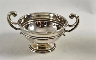 Lot 272 - An Edward VII small two handled cup, Asprey, Birmingham 1906, 14cm wide