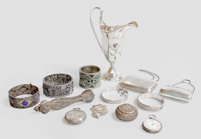 Lot 44 - A Collection of Assorted Silver and Other...