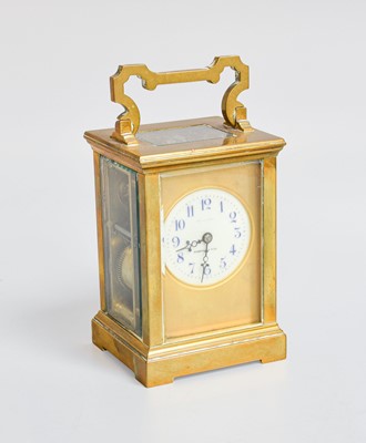 Lot 146 - A French Brass Striking Carriage Clock, circa...