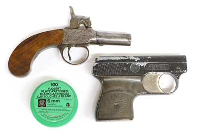 Lot 432 - A 19th Century Percussion Muff Pistol, the...