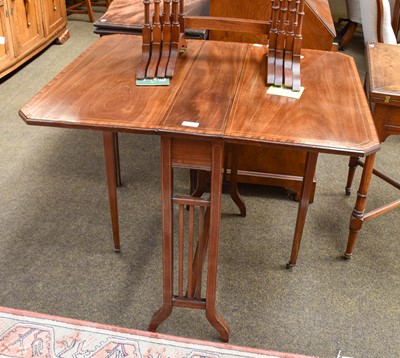 Lot 1308 - An Edwardian Mahogany Sutherland Table, 76cm...