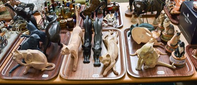 Lot 283 - Border Fine Arts Studio Cubist Cats, including...