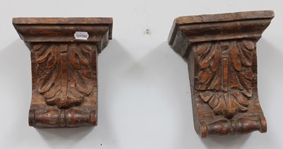 Lot 1242 - A Pair of Early 19th Century Italian Carved...