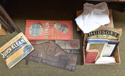 Lot 250 - Vintage Sunlight Soap Collectables Including:...