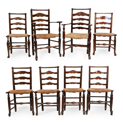 Lot 618 - A Harlequin Set of Eight (6+2) 19th Century...