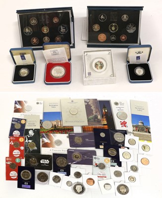 Lot 401 - Assorted UK Silver Proof, Proof and...