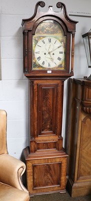 Lot 1292 - A Scottish Eight Day Painted Dial Longcase...