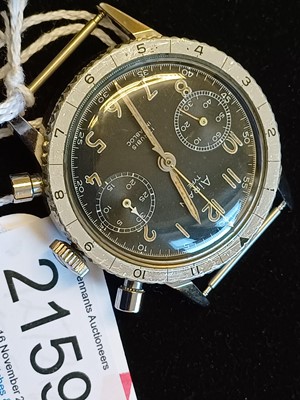 Lot 2159 - Airain: A Stainless Steel Chronograph...