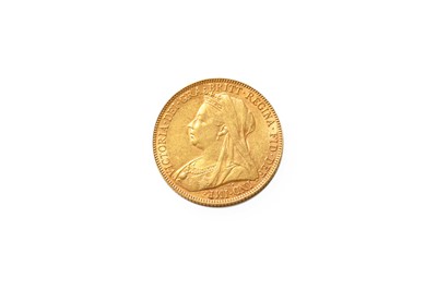 Lot 480 - Victoria, Sovereign 1901M, Melbourne Mint;...