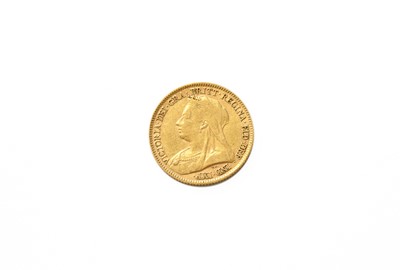 Lot 479 - Victoria, Half Sovereign 1894; very fine