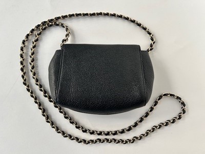 Lot 1036 - Mulberry Mini Lily Black 'Glossy Goat' Leather...