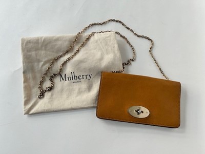 Lot 1035 - Mulberry Light Tan Leather Shoulder/Clutch Bag,...